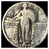 1927-S Silver Standing Liberty Quarter LIGHTLY CIR