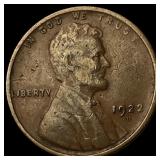 1922-D Lincoln Wheat Cent NEARLY UNCIRCULATED