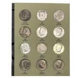 1964-2001 3 Kennedy Half Dollar Albums 108 Coins