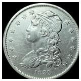 1835 Capped Bust Silver Quarter CLOSELY UNCIRCULAT