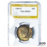 1946-D Kennedy Half Dollar PGA MS66+