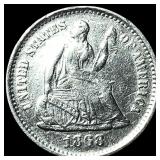 1868-S Silver Half Dime NICELY CIRCULATED