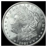 1921 Silver Morgan Dollar CLOSELY UNCIRCULATED