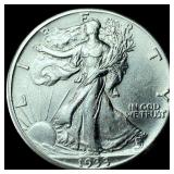 1933-S Silver Walking Liberty Half Dollar CHOICE A