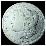 1904-S Silver Morgan Dollar LIGHTLY CIRCULATED