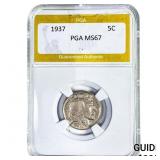 1937 Buffalo Nickel PGA MS67