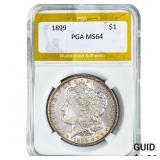 1899 Morgan Silver Dollar PGA MS64