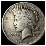 1921 Silver Peace Dollar LIGHTLY CIRCULATED