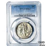 1941-S Walking Liberty Half Dollar PCGS MS64