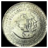 1953-S Silver Booker T. Washington/Carver Half Dol