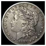 1883 Morgan Silver Dollar NEARLY UNCIRCULATED