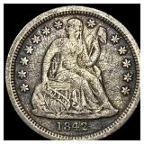 1842 Seated Liberty Dime NEARLY UNCIRCULATED