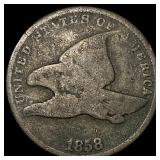 1858 Flying Eagle Cent NICELY CIRCULATED