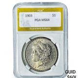 1903 Morgan Silver Dollar PGA MS64