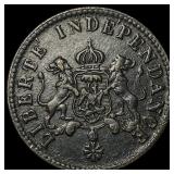 1850 Haiti Copper 2 Centimes