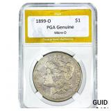 1899-O Morgan Silver Dollar PGA Genuine