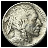 1913-S Buffalo Nickel Type 2 NEARLY UNCIRCULATED