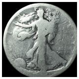 1917-S Silver Walking Liberty Half Dollar NICELY C