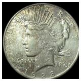 1928 Silver Peace Dollar LIGHTLY CIRCULATED
