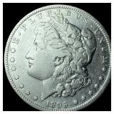 1895-O Silver Morgan Dollar NEARLY UNCIRCULATED