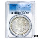 1880/9-S Morgan Silver Dollar PCGS MS64