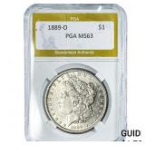 1889-O Morgan Silver Dollar PGA MS63