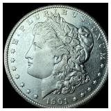 1901-S Silver Morgan Dollar CHOICE AU