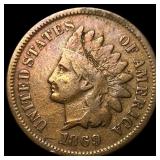 1869 Indian Head Cent NEARLY UNCIRCULATED