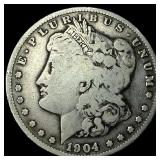 1904-S Silver Morgan Dollar NICELY CIRCULATED
