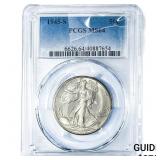 1945-S Walking Liberty Half Dollar PCGS MS64