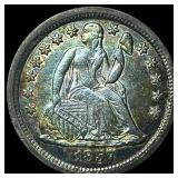 1857 Seated Liberty Dime CHOICE AU