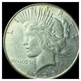 1928-S Silver Peace Dollar UNCIRCULATED