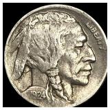 1924-D Buffalo Nickel NEARLY UNCIRCULATED