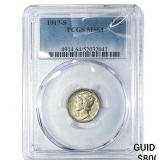 1917-S Mercury Silver Dime PCGS MS64