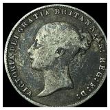 1866 Silver Sixpence Victoria LIGHTLY CIRCULATED