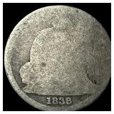 1838-O Silver Seated Liberty Dime