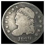 1829 Silver Capped Bust Half Dime NICELY  CIRCULA