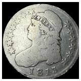 1813 Capped Bust Half Dollar NICELY  CIRCULATED