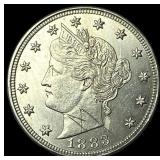 1883 Liberty Head Nickel (No Cents) CHOICE AU