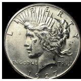 1927 Peace Silver Dollar CLOSELY UNCIRCULATED