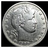 1900-O Silver Half Dollar CLOSELY UNCIRCULATED