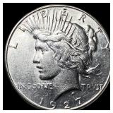 1927-S Silver Peace Dollar CLOSELY UNCIRCULATED