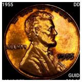 1955 DDO Wheat Cent CHOICE BU RD