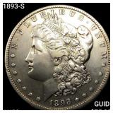 1893-S Morgan Silver Dollar CLOSELY UNCIRCULATED