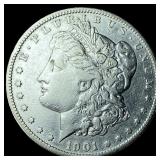 1901-S Silver Morgan Dollar CLOSELY UNCIRCULATED