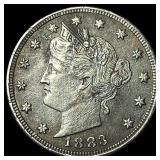 1883 Liberty Head Nickel (No Cents) LIGHTLY CIRCUL