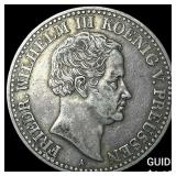 1831 Germany Prussia SIlver 1 Thaler