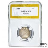 1883 Liberty Victory Nickel PGA MS65 No Cents