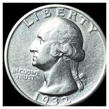 1932-D Silver Washington Quarter UNCIRCULATED