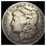 1895-S Silver Morgan Dollar LIGHTLY CIRCULATED